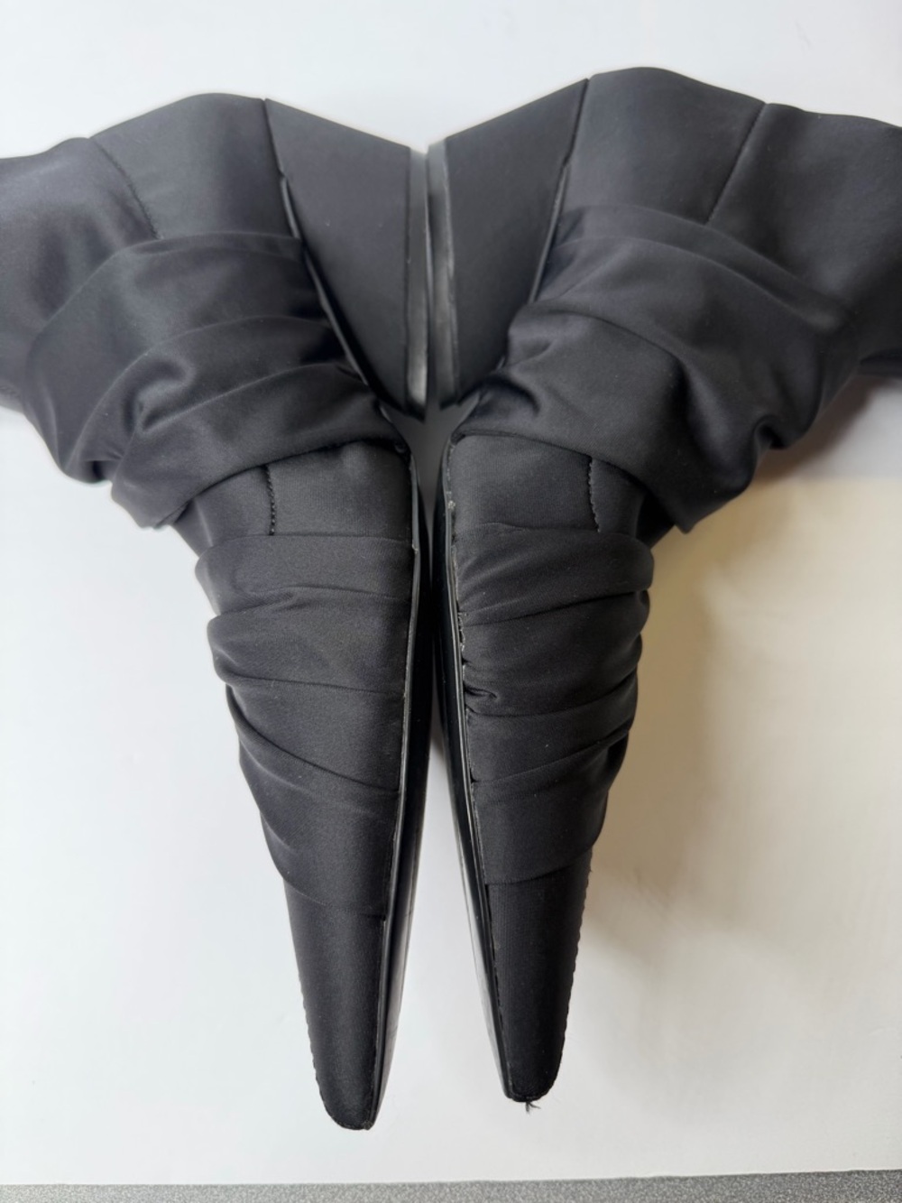 Zara Black Pointed-Toe Ankle Boots with Crystal Buckle - Picture 7 of 10